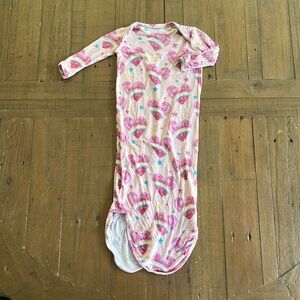 Posh peanut rainbow hearts bamboo knotted gown